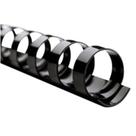 Binding Spines GBC CombBind 1/4", capacidade para 25 folhas, preto, pacote com 100 Binding Spines GBC CombBind 1/4", capacidade para 25 folhas, preto, pacote com 100