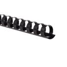 Binding Spines Mead CombBind 3/4", capacidade para 150 folhas, preto