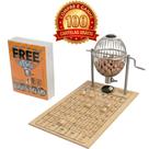 Bingo com Globo Médio + 1 Bloco com 100 Cartelas Treis Reis