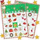Bingo de Natal Myipyi para crianças, jogos de festa e Natal para 24 jogadores Bingo de Natal Myipyi para crianças, jogos de festa e Natal para 24 jogadores