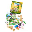 Bingo dos bichos 52 peças jogo educativo