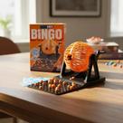 Bingo Jogo 12 Cartelas Com Globo Giratório 90 Bolinhas Brinquedo Infantil Bingo Jogo Matemática
