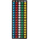 Bingo Master Board MR CHIPS Easy Read com conjunto de bolas de bingo