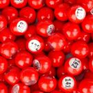 Bingo-Raffle Balls Regal Premium Red com janela de fácil leitura de 2,2 cm