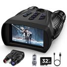 Binóculo BUSHBINOC 4K Tela 4" Visão Noturna 10X Bateria 4000mAh