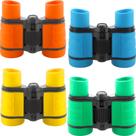 Binóculos Cagemoga, pacote com 4, brinquedos compactos para crianças, 4x30, à prova de choque