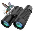 Binóculos HD 12x42 para adultos e crianças Binóculos de visão noturna Binóculos impermeáveis com visão ampla, fácil de focar para observação de pássaros, viagens, aventuras e shows com bolsa de transporte