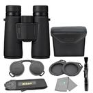 Binóculos Nikon Monarch M5 10x42 pretos com acessórios