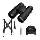 Binóculos Nikon Monarch M5 12x42 com chapéu e pacote de acessórios