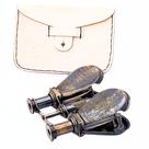 Binóculos R & J Beck Vintage Antique Spy Glass 1857 em latão