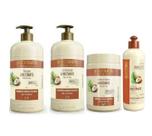 Bio Extratus Umectante Óleo de Coco (Shampoo+Condicionador+Banho de Creme 1L+FInalizador 500g)