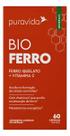 Bio Ferro Ferro Quelato Vitamina C 60 Cápsulas Pura Vida