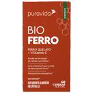 Bio Ferro Quelato Vitamina C 60 Capsulas Soft Gel - PuraVida
