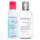 Bioderma Kit Água Micelar Clareadora 250ml + Água Micelar Bifásica para Olhos e Lábios 125ml