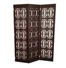 Biombo 3 Folhas 129X180cm Mdf Modelo 2 Rustico Vazado