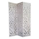 Biombo 3 Folhas 129X180cm Mdf Modelo 27 Branco Vazado