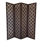 Biombo 4 Folhas 172X180cm Mdf Modelo 8 Rustico Vazado