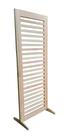 Biombo Painel Breeze Brise Com Pés Madeira 210x80 Cm Vãos Vazados Eucalipto NeonX