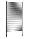Biombo Reto Linhas de Metal Interno/Externo 1,8x0,9mt Marrom