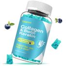 Biotina Gummies Sijigood 15000mcg com colágeno, queratina e ácido