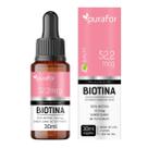 Biotina liquida 52,2mcg 30ml QUALITY l Cabelo e Pele l PURAFOR QUALITY