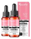 Biotina Purafor Em Gotas Suplemento Natural Kit 2un Biotina Purafor Em Gotas Suplemento Natural Kit 2un