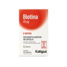 Biotina Vitamina B7 Dose Máxima Queda Capilar 60caps - Katigua