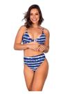 Biquíni Areia Branca Bio Lanai Hot Pant Estampado Tie Dye Azul