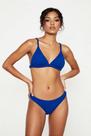 Biquíni Básico Azul Royal Texturizado Malu - Elegância e Conforto Biquíni Básico Azul Royal Texturizado Malu - Elegância e Conforto