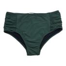 Biquíni Calcinha Alta Hot Pant Drapeada Na Lateral