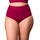 Biquini Calcinha Hot Pant Cintura Alta Toda Forrada Uv50+ Poliamida