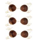 Biquíni Coconut Top Beistle Standard Brown/Tan (pacote com 3)