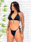 Biquíni Cortininha De Amarrar Feminino Sem Bojo Cavado