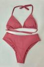 Biquini cortininha hot pant liso