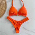 Biquíni Cortininha Laranja Biquíni Cortininha Laranja