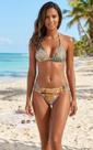 Biquíni cortininha leopard new beach alto giro tamanho:g