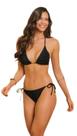 Biquini cortininha preto calcinha de amarrar sol e agua