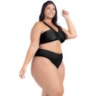 Biquini Cós Alto Sustentação Plus Size Alças Largas Decote