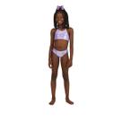 Biquíni Cropped Infantil Lavanda Brilhante Siri Kids Biquíni Cropped Infantil Lavanda Brilhante Siri Kids