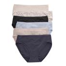 Biquíni de microfibra Hanes Comfort Flex Fit, pacote com 6