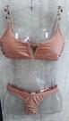 Biquini Decote V Correntaria Porto Mar Tamanho P Cor Bege Lycra Gloss Biquini Decote V Correntaria Porto Mar Tamanho P Cor Bege Lycra Gloss