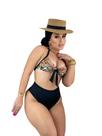 Biquini Estampado Com Bojo Cintura Alta Verao