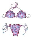 Biquíni Estampado Ripple Caveira Floral Verão Biquíni Estampado Ripple Caveira Floral Verão