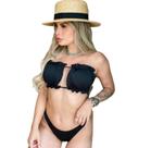 Biquini estilo concha feminino verão