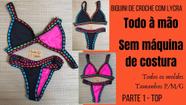Biquíni feminina com malha laycra