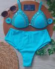 Biquíni Feminino Biquíni Moda Praia Biquíni Bordado Essencia Mar 2142