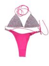 Biquini Feminino com Strass Rosa Tamanho M Biquini Feminino com Strass Rosa Tamanho M