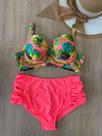Biquini feminino conjunto com bojo, calcinha tanga fio duplo (9015 + 6019) - 52