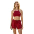 Biquíni Feminino Conjunto Top Frente Única com Short Moda Praia Biquíni Feminino Conjunto Top Frente Única com Short Moda Praia