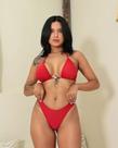 Biquíni Feminino Cortininha Suplex Moda Praia Verão